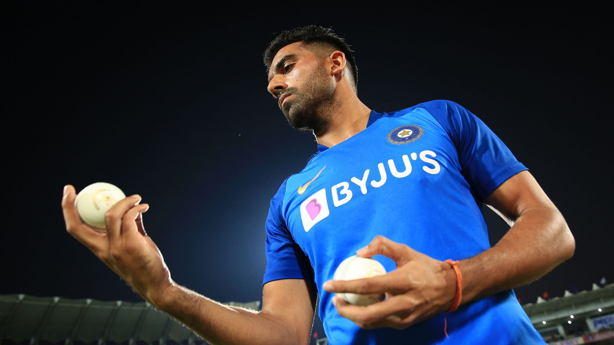 <div class="paragraphs"><p>Deepak Chahar in training. Chahar got injured in March and missed the entire IPL 2022.</p></div>