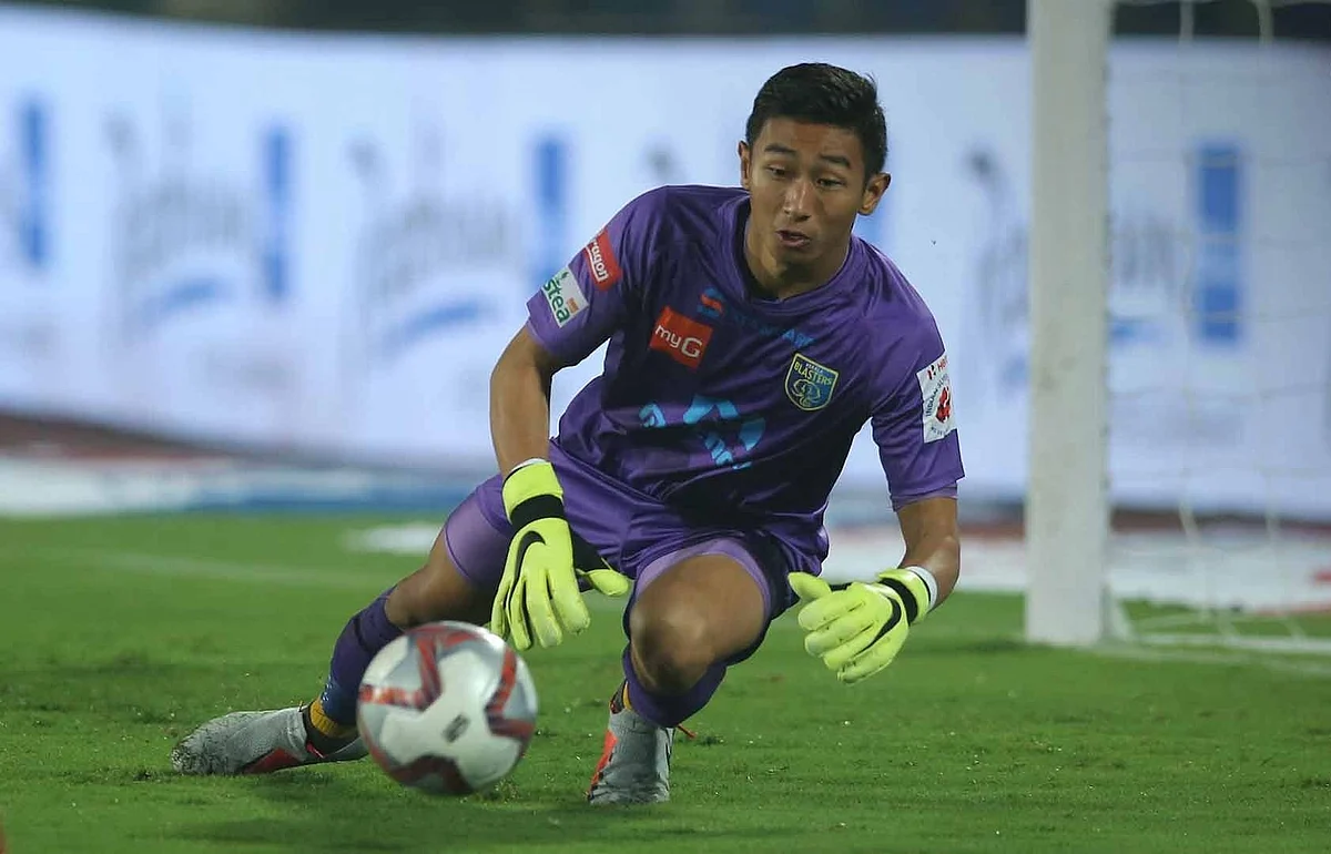 Dheeraj played 13 league matches for the Kerala Blasters in the Indian Super League.