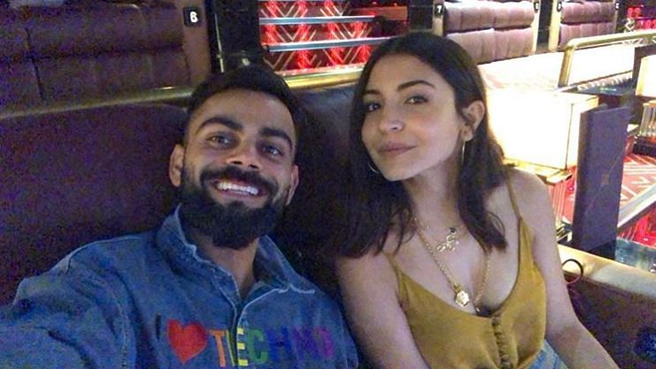 Kohli put up a picture on Instagram with Anushka Sharma at the movies.