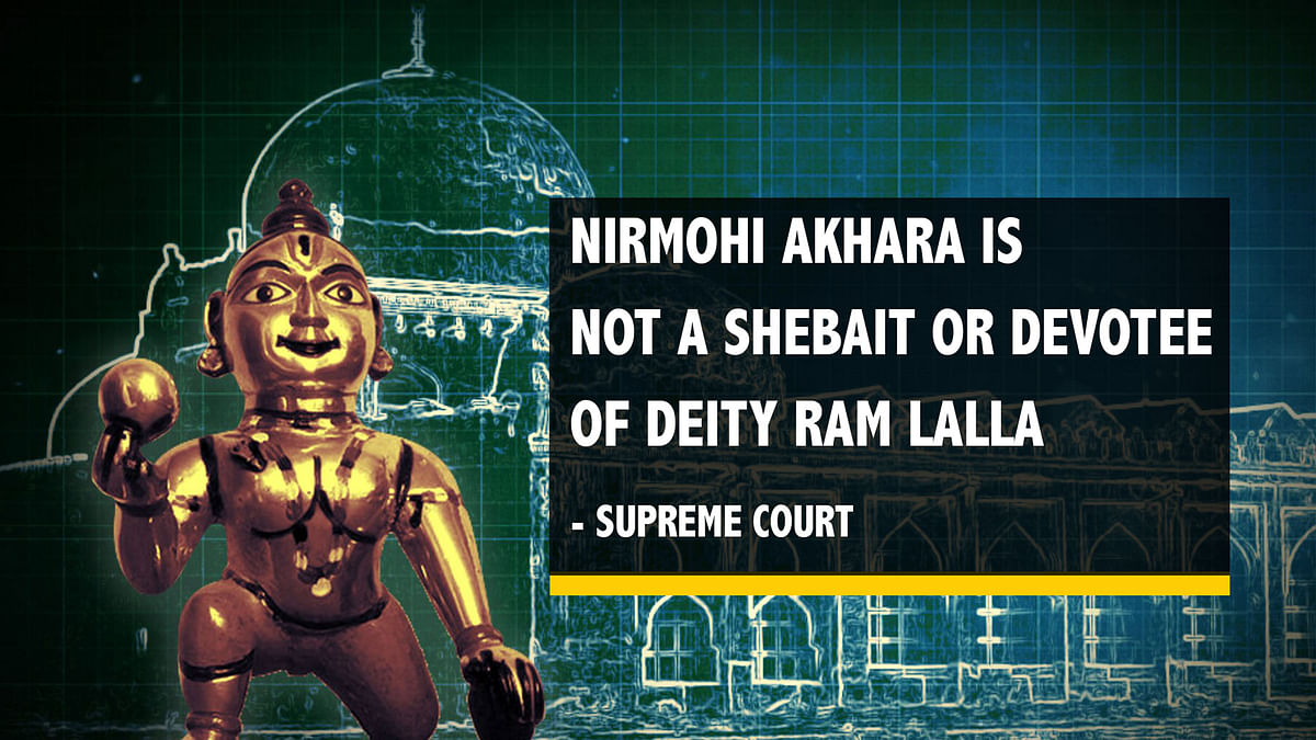 The Supreme Court directed that Hindus will get the disputed land in Ayodhya, subject to conditions. 