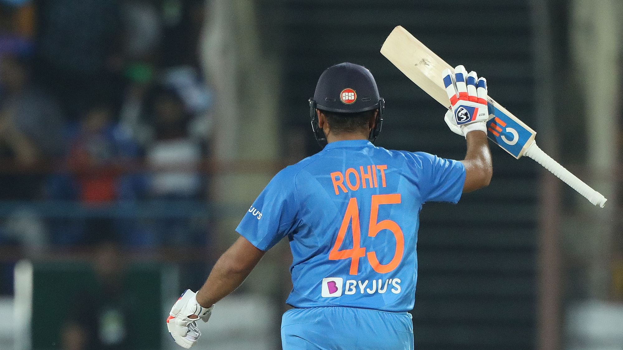Rohit Sharma scored 85 to help India win the Rajkot T20 by 8 wickets.