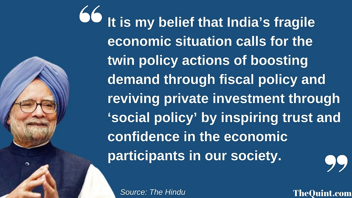 Excerpt from former PM Manmohan Singh’s editorial in The Hindu.