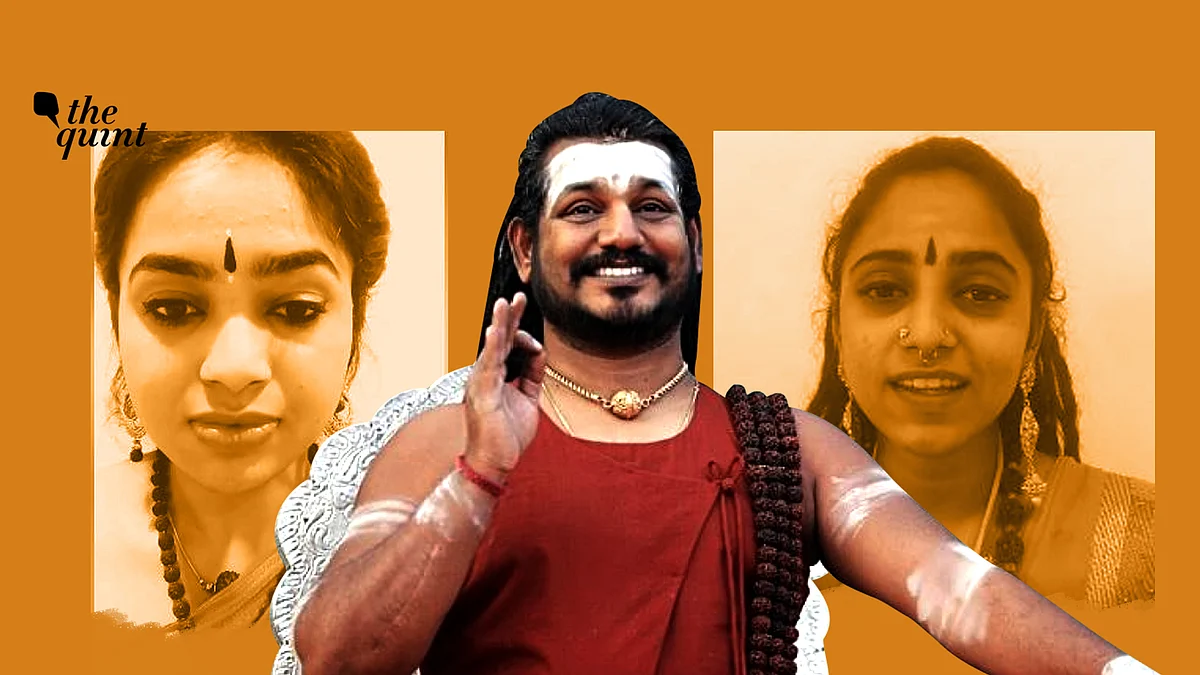 Both daughters have uploaded videos on social media claiming that as adults, they choose to remain with the ashram.