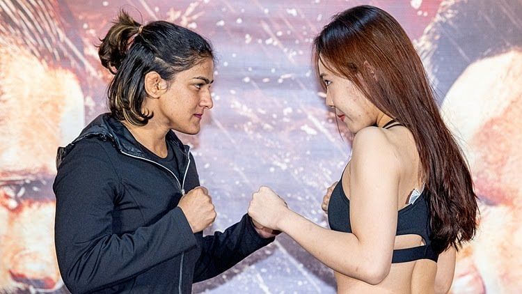 Ritu Phogat will make her debut in the Atomweight division against Kim Nam-hee.