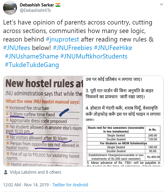 JNU Fee Row: After Varsity ‘Rolls Back’ Hike, Fake Claims Go Viral