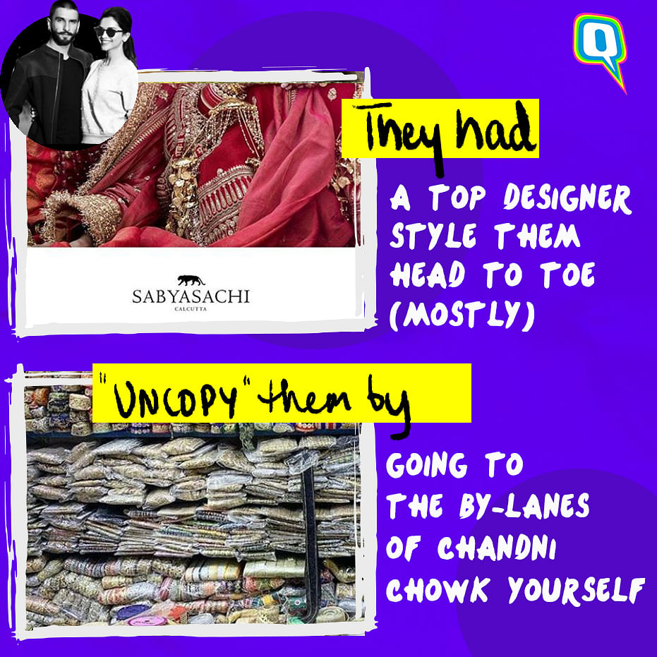 Happy anniversary, Deepika and Ranveer! Since it’s impossible to copy you, we thought we’d ‘uncopy’’ you instead!