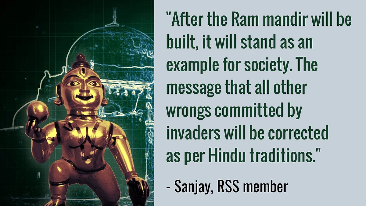 RSS Cadre Sure of Ayodhya Verdict, Say Mathura’s Idgah Maybe Next