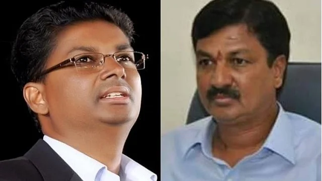 Satish (L) and Ramesh Jarkiholi