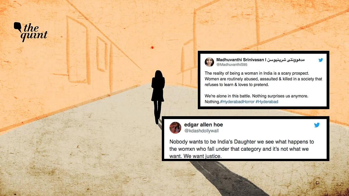 “Where did we go wrong? Why are our daughters and sisters unsafe? India, answer me!” writes a Twitter user. 