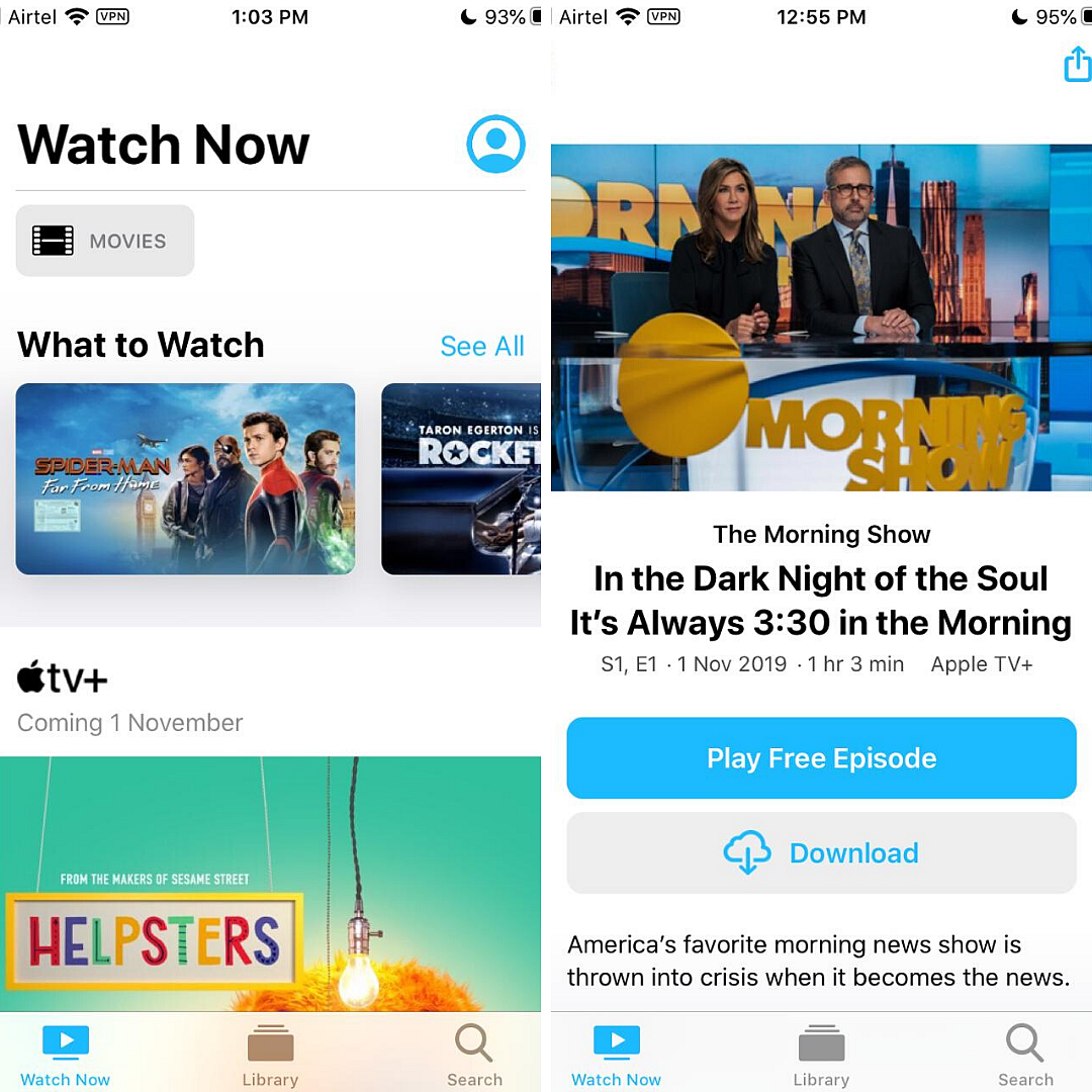 Apple TV+ is not available on Android. 