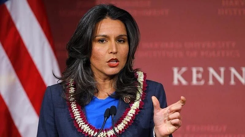 File photo of Democratic presidential aspirant Tulsi Gabbard. 