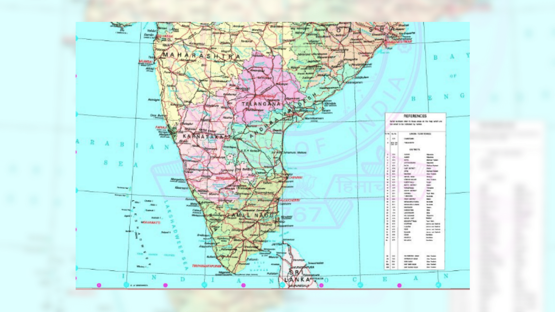 Amaravati had been missing from the previous map released by the Centre, triggering a major row in the state.