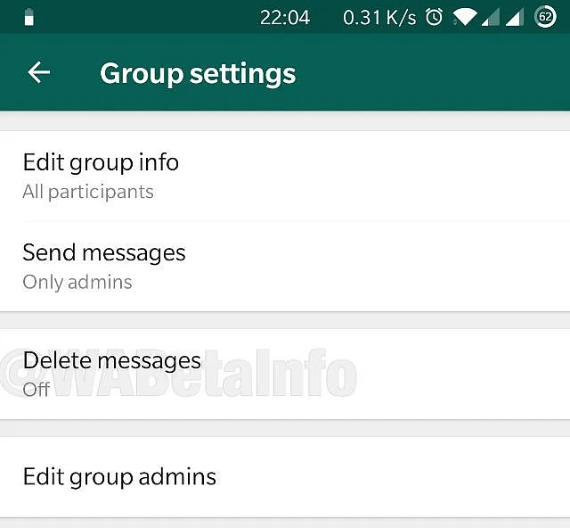 Other messaging apps like Telegram already offer the vanishing messages feature.