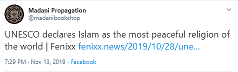 Did UNESCO Call Islam Most Peaceful Religion? No, It’s an Old Hoax