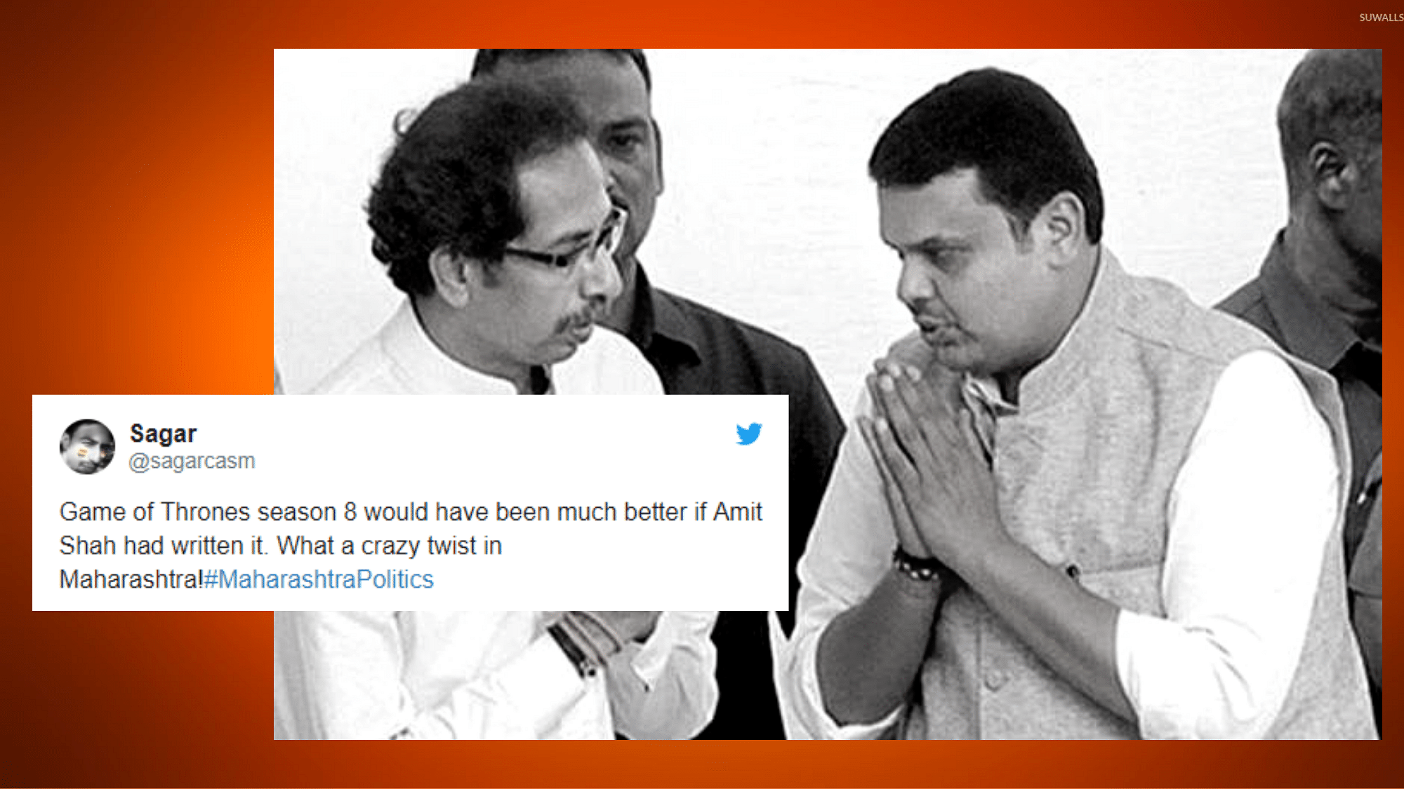 Fadnavis swearing in as CM and NCP’s Ajit Pawar taking oath as Deputy CM on Saturday morning sent the Shiv Sena into a stunned silence and social media into a tizzy.