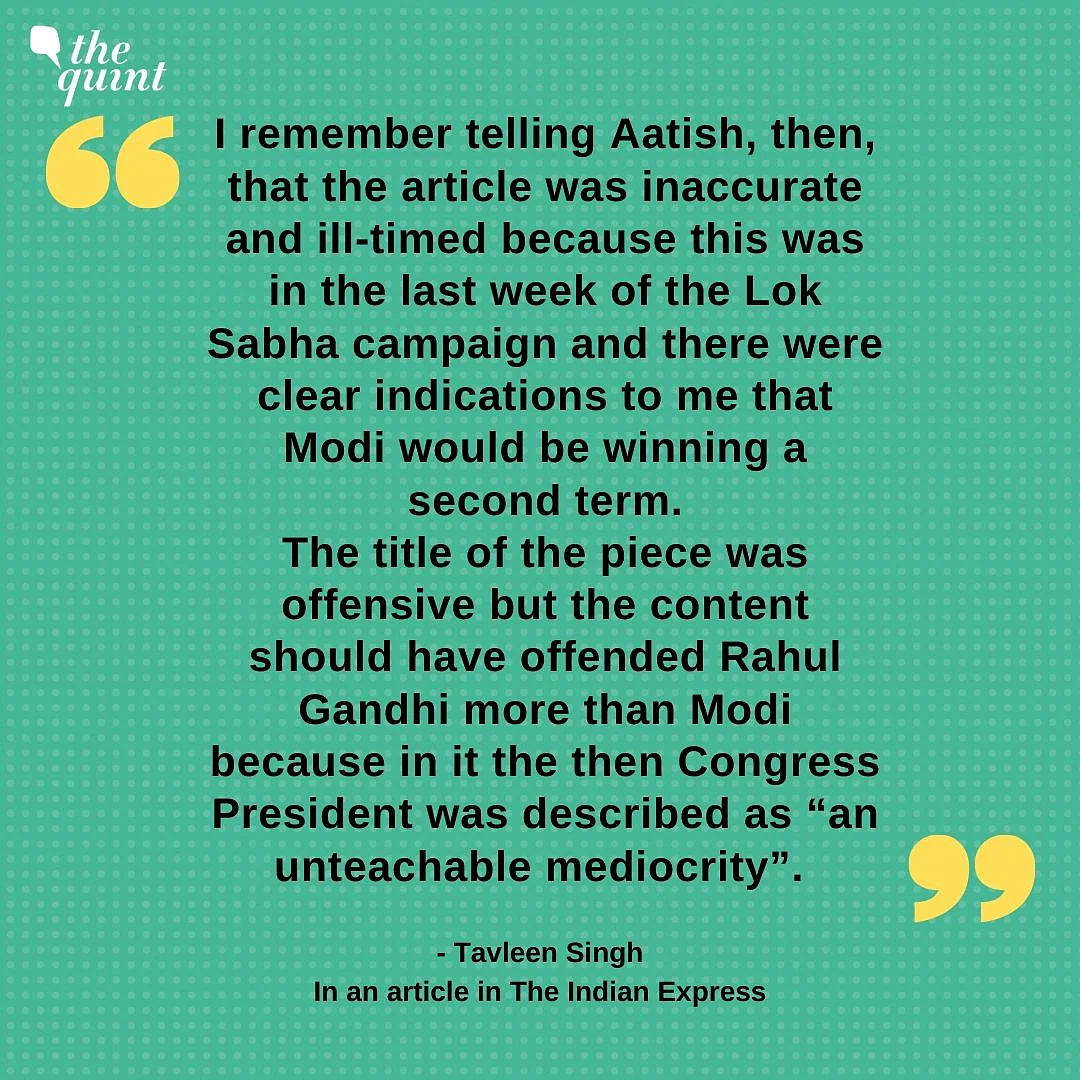 ‘Govt Exiling My Son Is Not Just Wrong, But Evil’: Tavleen Singh