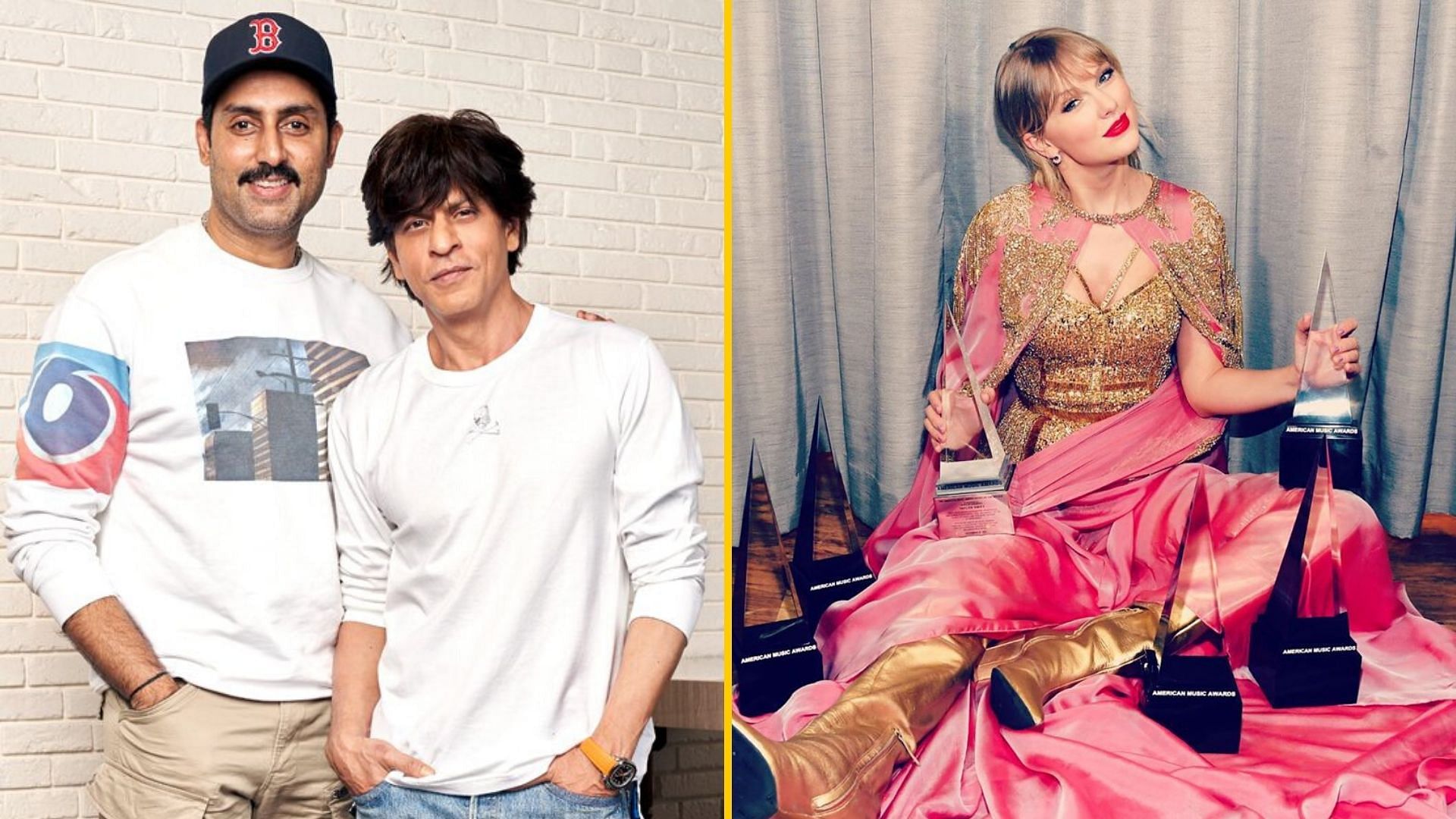 SRK will produce Abhishek Bachchan-starrer <i>Bob Biswas</i>; Taylor Swift bagged 6 wins at the 2019 AMAs.