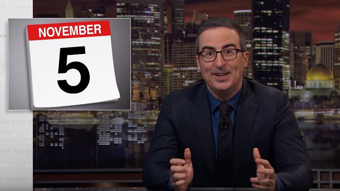 John Oliver spoke about the 2020 US elections and the concern over security of voting machines.