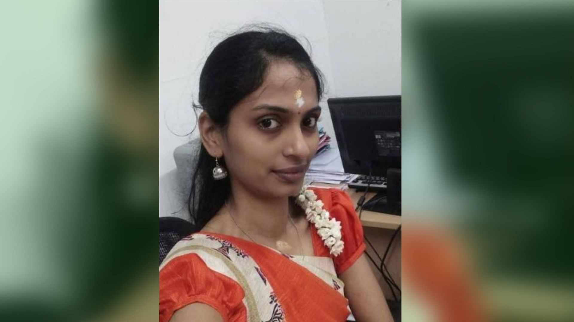 N Rajeswari’s legs were crushed by a speeding truck when she fell off her scooter after an AIADMK flagpost erected on the side of the road tilted towards her.