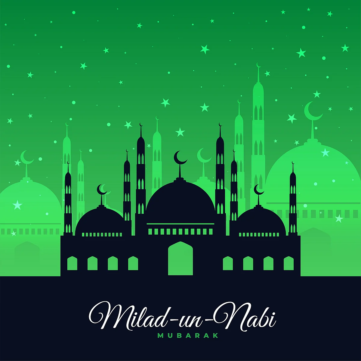 Eid Milad-un-Nabi wishes in English.