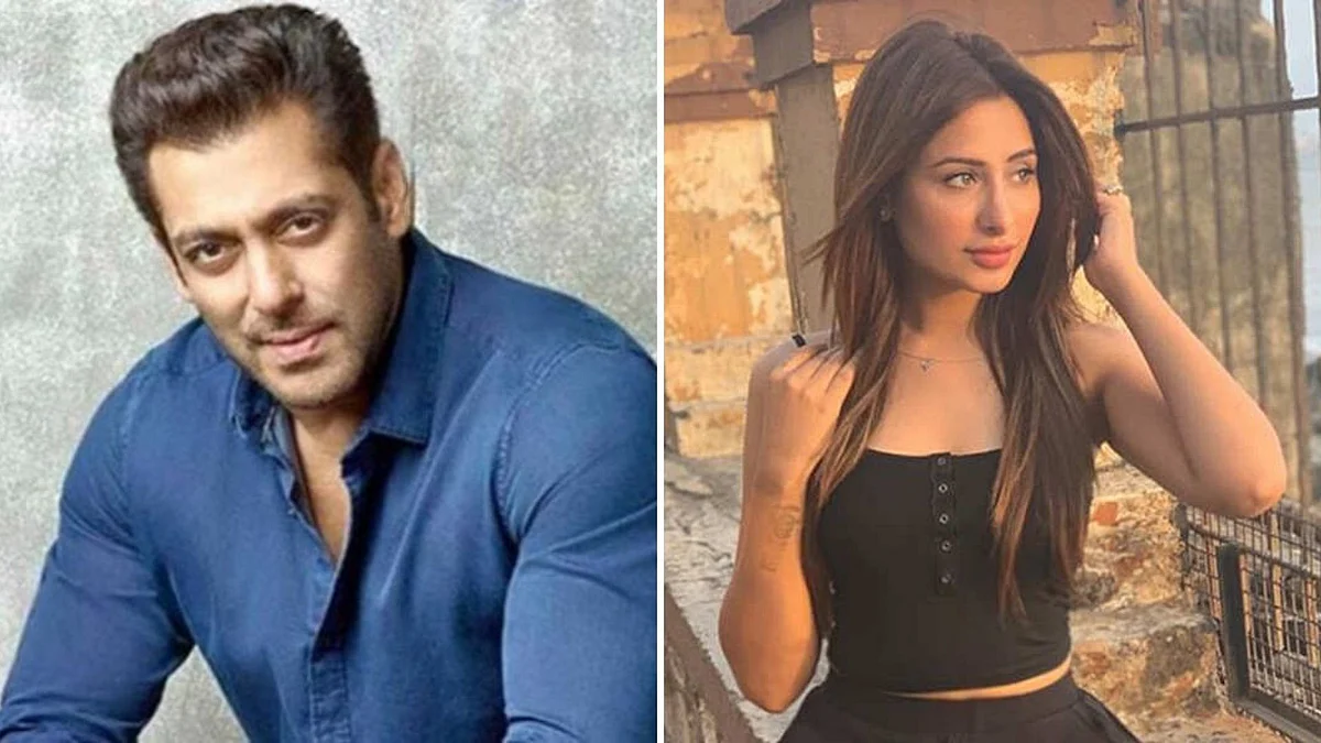 Salman Khan and Mahira Sharma.