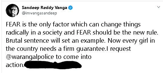 Motwane Cites ‘Kabir Singh’ to Slam Vanga’s Tweet on Vet Murder