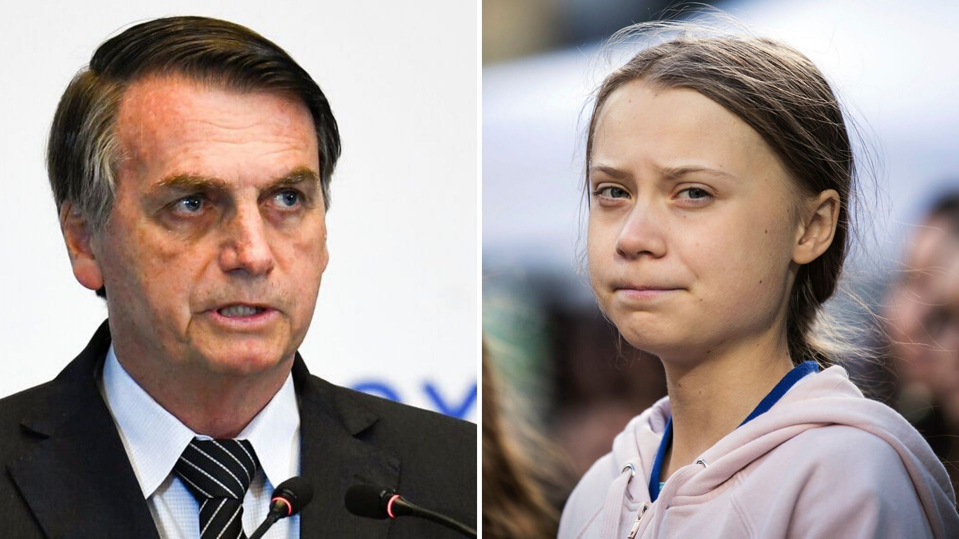 Bolsonaro questioned the coverage news media have given Greta Thunberg.