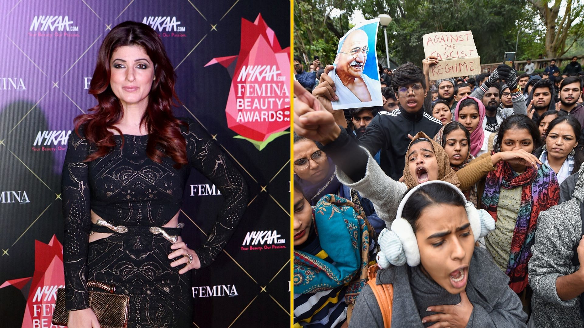 Twinkle Khanna has spoken in support of students protesting against the Citizenship Amendment Act.
