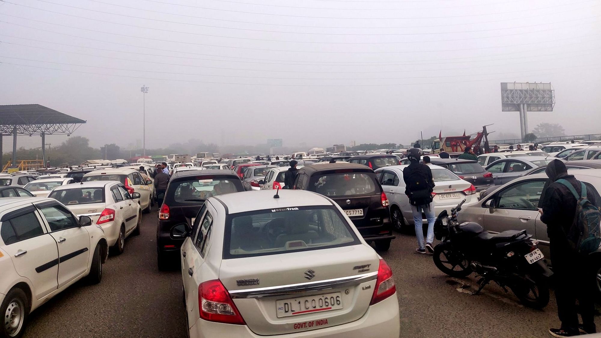 Massive jams at Delhi-Gurugram border have brought traffic to a standstill. Meanwhile, many metro stations have been shut amid protests against CAA.