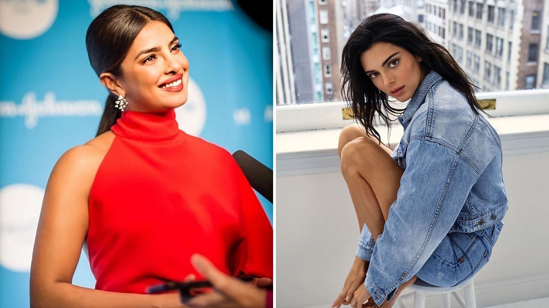 Priyanka Chopra (L) and Kendall Jenner (R)