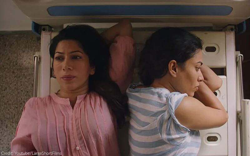 Shivani Tanksale in a still from Siblings. 