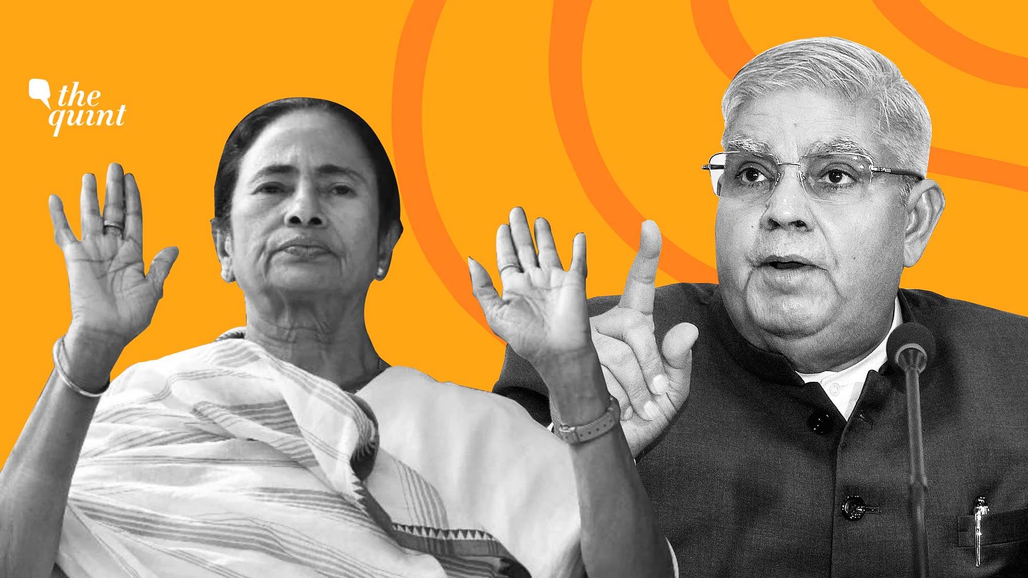 A war of words has erupted between West Bengal Governor Jagdeep Dhankar and Chief Minister Mamata Banerjee.
