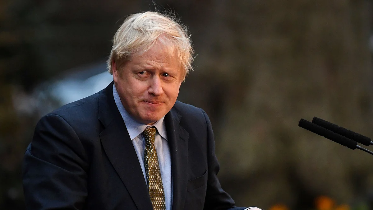 British Prime Minister Boris Johnson.