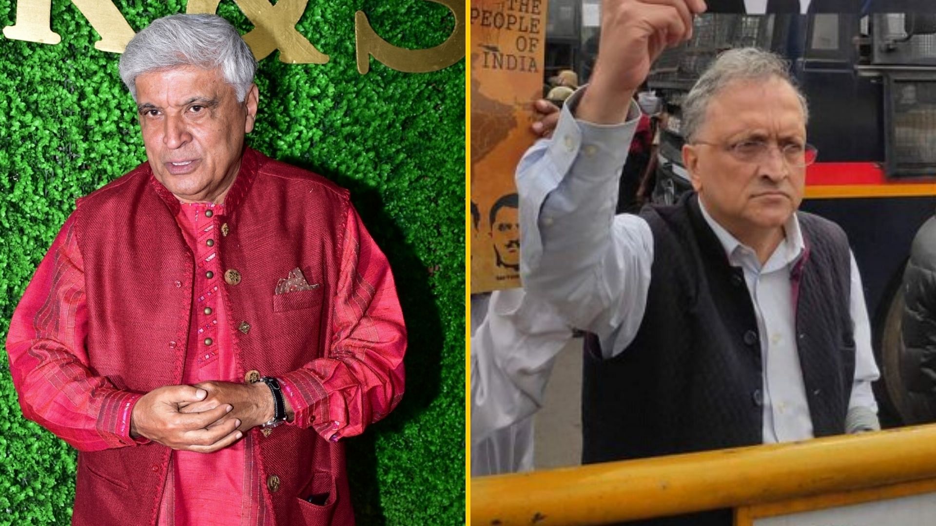 Javed Akhtar has criticised the Bengaluru police for detaining Ram Guha during an anti-CAA protest.