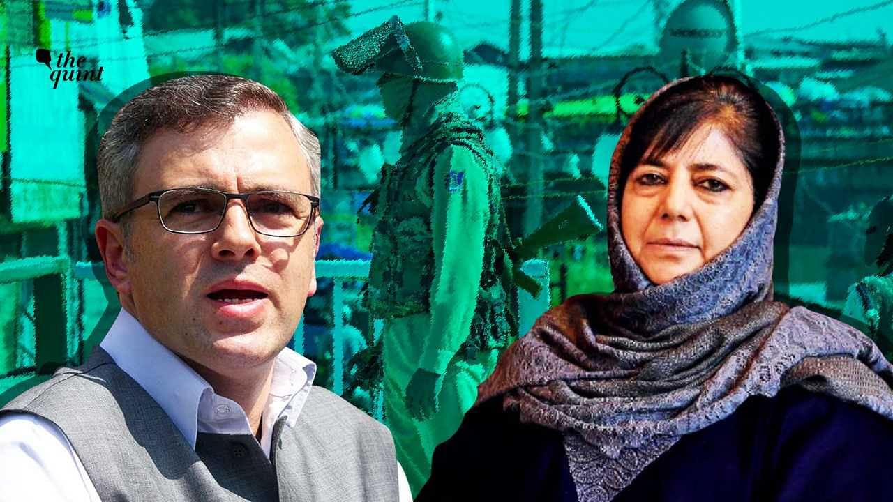 Image of detained leaders Omar Abdullah and Mehbooba Mufti used for representational purposes.