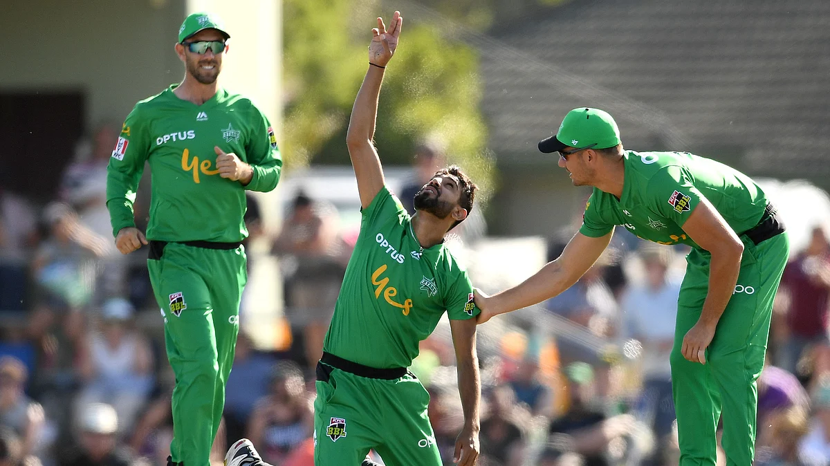 Haris Rauf finished with figures of 5/27 from his four overs as the Hurricanes were bowled out for 111 to lose the contest by 52 runs on Sunday.