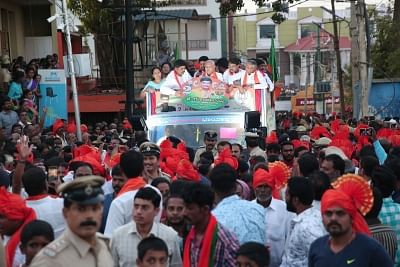 Campaigning for crucial Karnataka bypolls ends. (Photo: IANS)