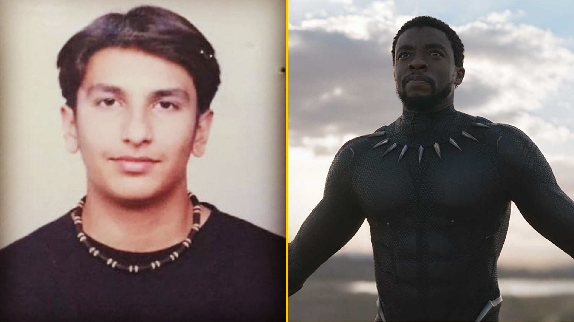 Fans have been comparing a photo of Ranveer Singh to Marvel’s Black Panther.