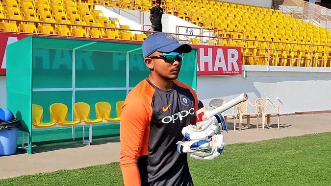 Prithvi Shaw had recently slammed a 100-ball 150 for India A in New Zealand.