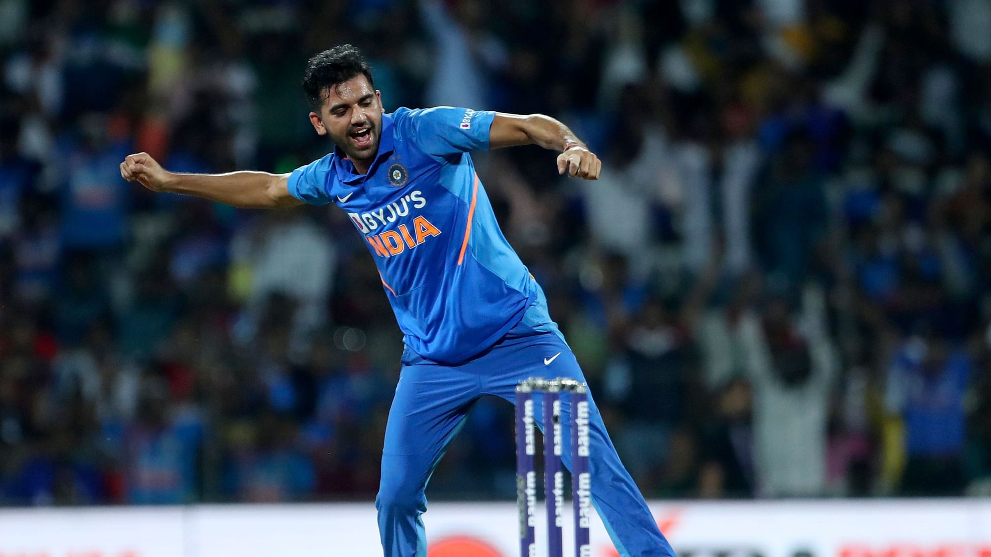 <div class="paragraphs"><p>Deepak Chahar wishes to don the Test jersey for India.</p></div>