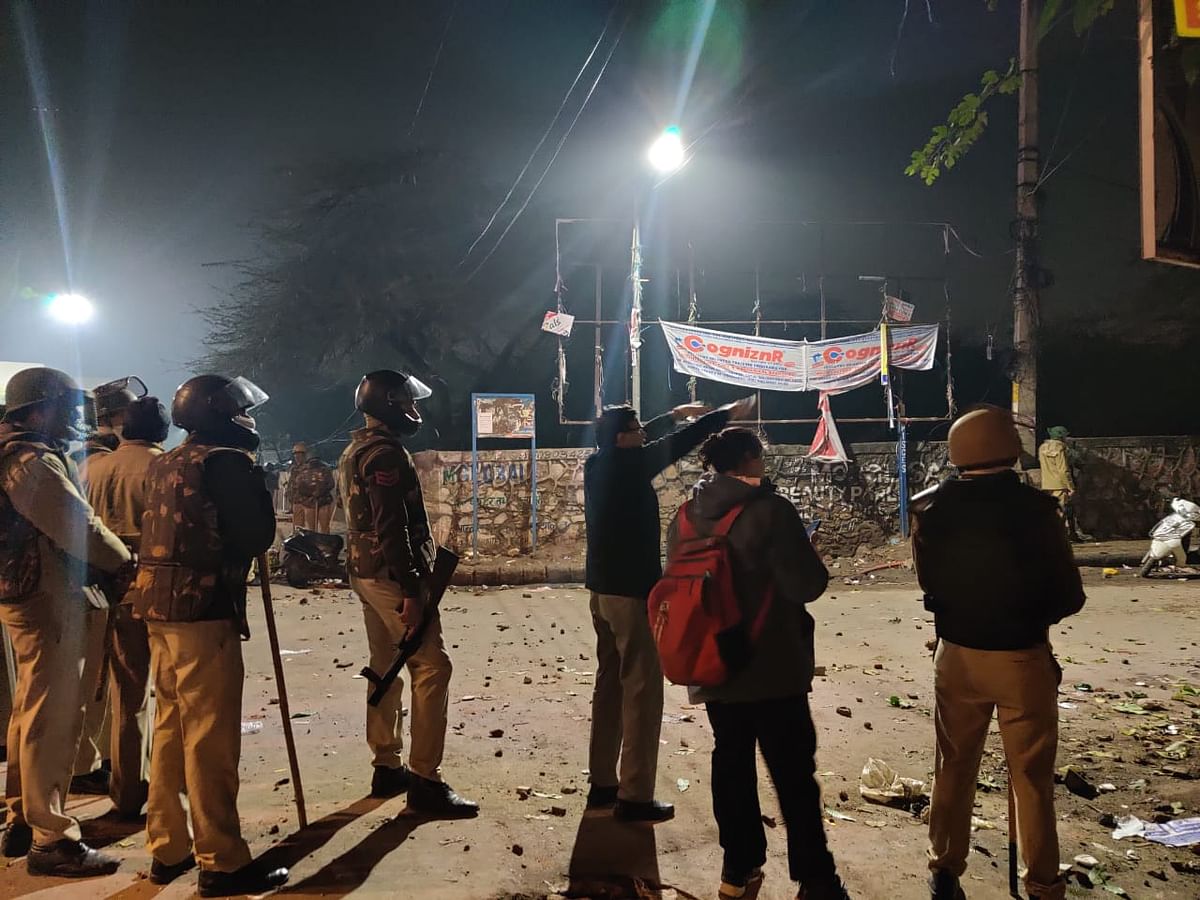 Hours after the siege ended, Jamia campus was left with bloodstains, panicked parents and an eerie calm.