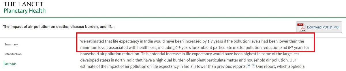 Prakash Javadekar in 2015 told the Rajya Sabha that air pollution causes 80 deaths everyday in Delhi alone.