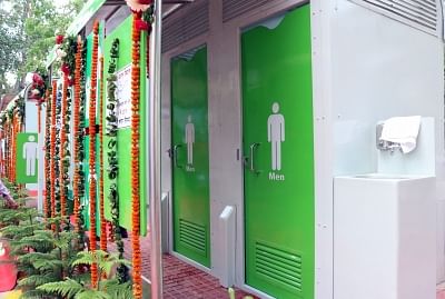 New Delhi: NAMMA public toilet - sensor-based solar toilets, suggested by former president late APJ Abdul Kalam during the inauguration of the modern