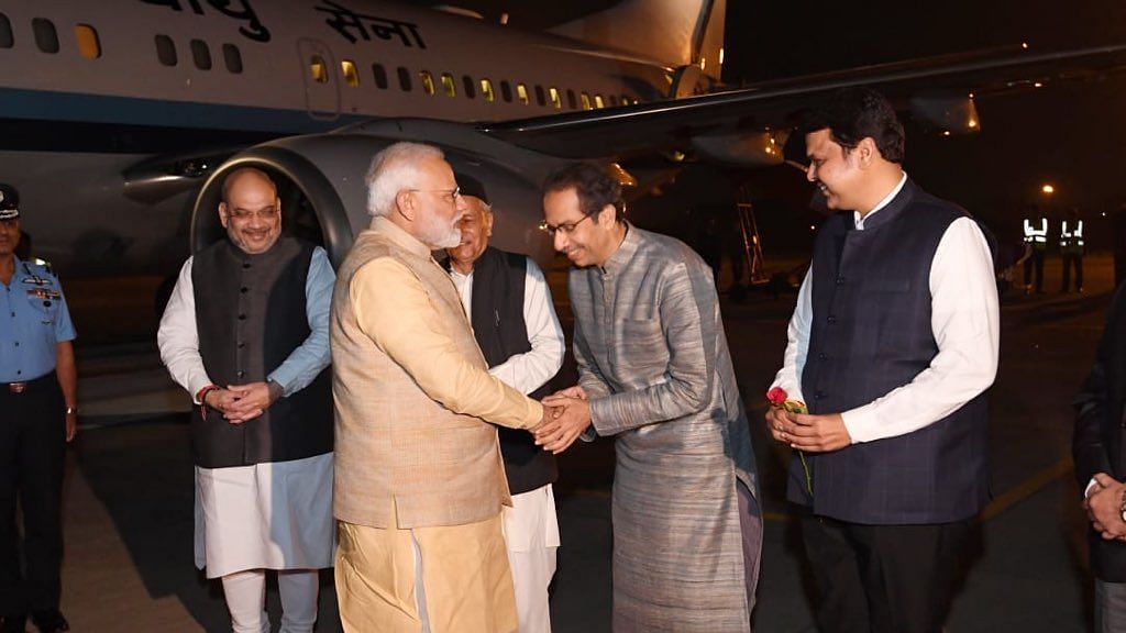 Maharashtra Chief Minister Uddhav Thackeray on Friday, 6 December received Prime Minister Narendra Modi at the Pune airport.