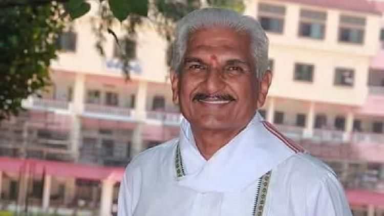 Seventy-three-year-old Dr Kalladka Prabhakar Bhat, the RSS in-charge for Karnataka, Telangana and Andhra Pradesh.