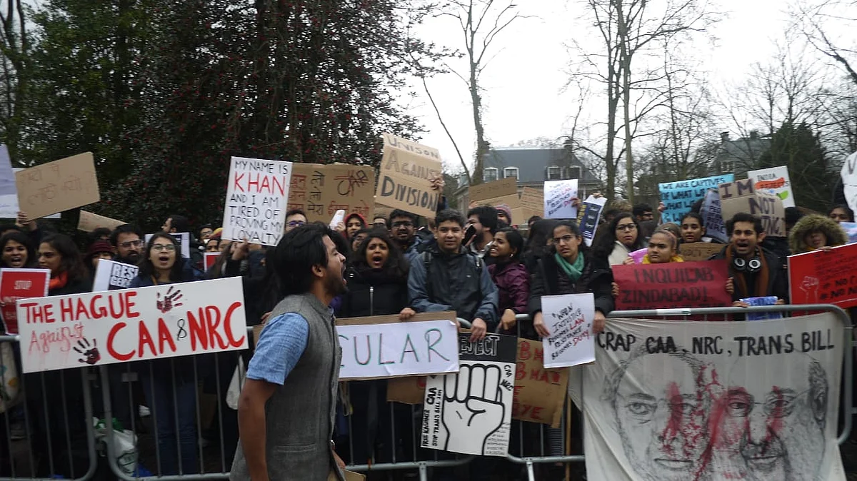 Anti-CAA protests in Barcelona
