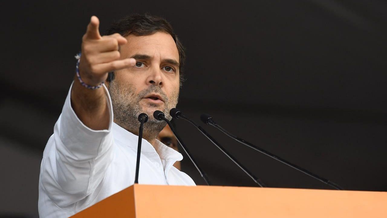 Rahul Gandhi addressed the crowd at Congress’ Bharat Bachao Rally in New Delhi on Saturday, 14 December.