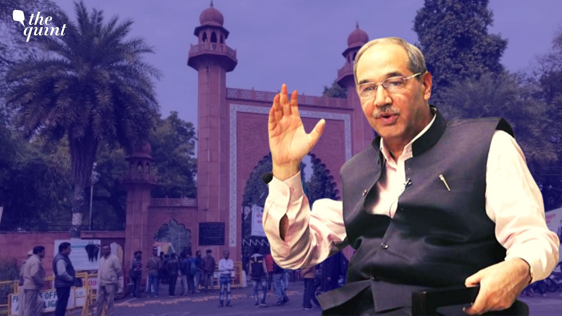 “Anti-social/lumpen elements intermingled with students, and forcibly broke open the university gate,” AMU vice-chancellor Professor Tariq Mansoor said.