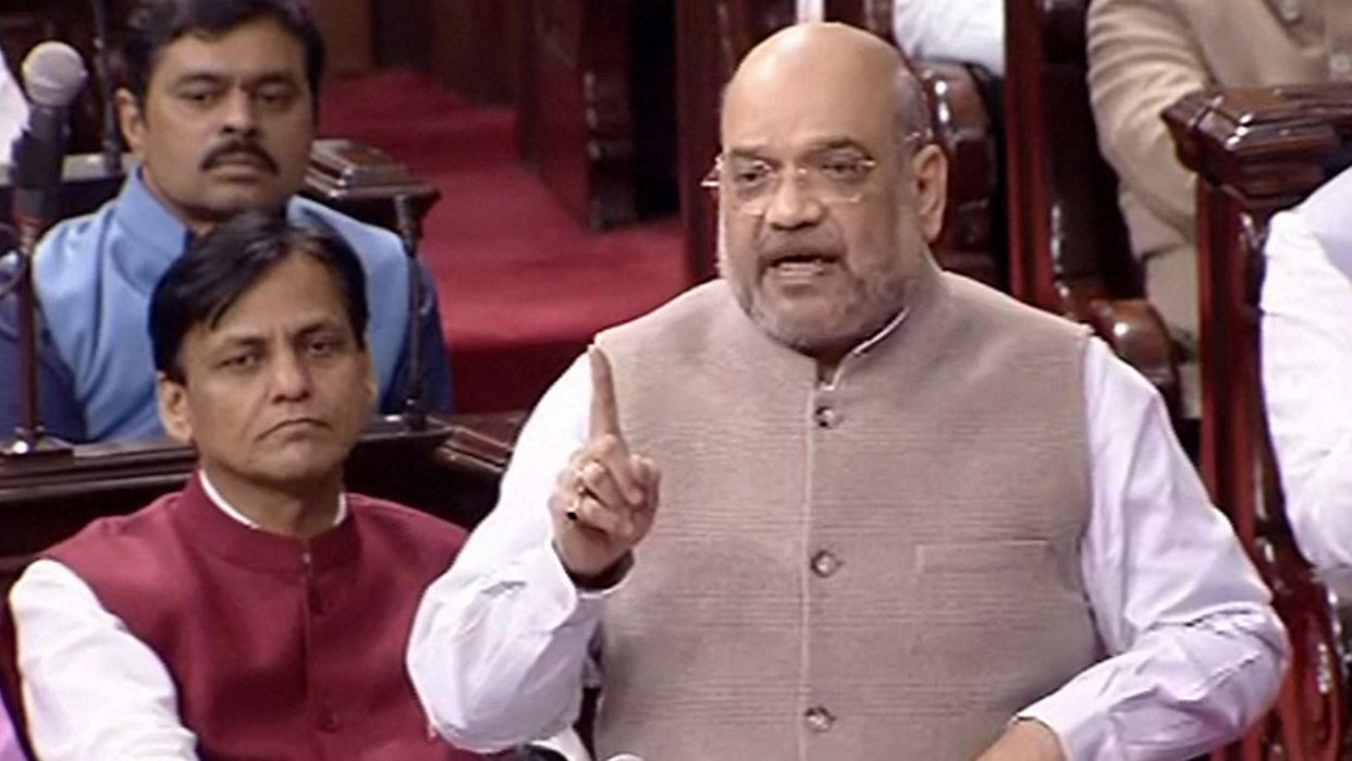 File image of Home Minister Amit Shah.&nbsp;