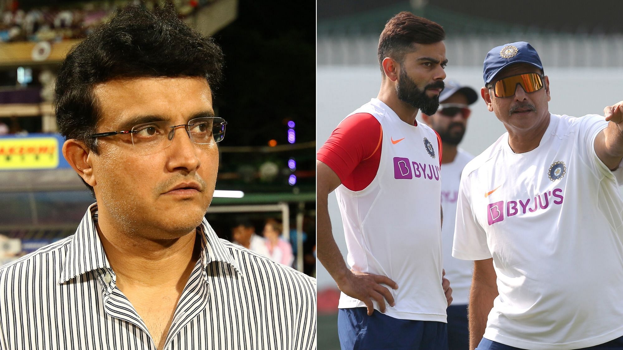 Will share my thoughts with Virat and Ravi said BCCI president Sourav Ganguly.